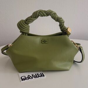 Ganni Olive Green Bou Bag